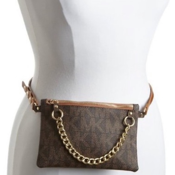 MICHAEL Michael Kors Accessories - NWT! michael kors brown waist belt bag✨